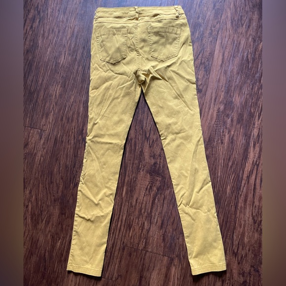 Active USA Mustard Skinny Jeans - Picture 3 of 4